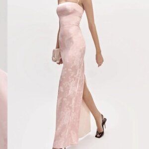 Reformation Frankie Dress in Powder Pink